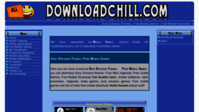 What Downloadchill.com website looked like in 2012 (12 years ago)