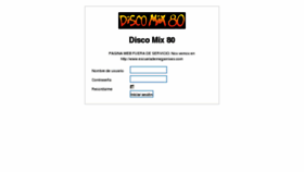 What Discomix80.com website looked like in 2012 (12 years ago)