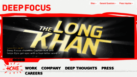 What Deep-focus.net website looked like in 2012 (12 years ago)