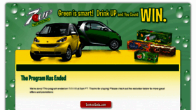 What Drinkgreenwin.com website looked like in 2011 (13 years ago)