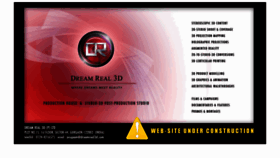 What Dreamreal3d.com website looked like in 2012 (12 years ago)