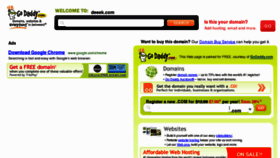 What Deeek.com website looked like in 2012 (12 years ago)