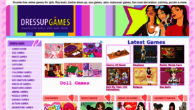 What Dressupgames.ph website looked like in 2012 (12 years ago)