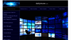 What Dailymuse.com website looked like in 2012 (12 years ago)