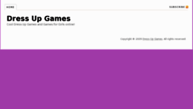What Dressingupgames.com website looked like in 2012 (12 years ago)