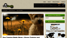 What Doghealthexpert.com website looked like in 2012 (12 years ago)