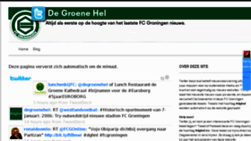 What Degroenehel.nl website looked like in 2011 (13 years ago)