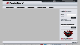 What Dealertrack.com website looked like in 2012 (12 years ago)