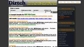 What Dirtch.com website looked like in 2012 (12 years ago)