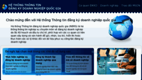 What Dangkykinhdoanh.gov.vn website looked like in 2012 (12 years ago)