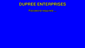 What Dupree.com website looked like in 2012 (12 years ago)