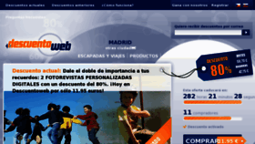 What Descuentoweb.es website looked like in 2012 (12 years ago)