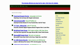 What Dficlub.org website looked like in 2012 (11 years ago)