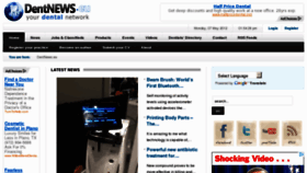 What Dentnews.eu website looked like in 2012 (12 years ago)