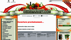What Dedemarket.com website looked like in 2012 (12 years ago)