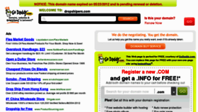 What Dropshipers.com website looked like in 2012 (12 years ago)