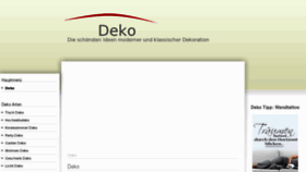 What Deko.net website looked like in 2012 (11 years ago)