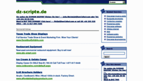 What Dz-scripte.de website looked like in 2012 (11 years ago)