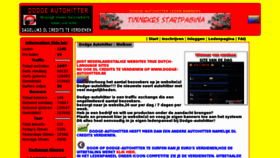 What Dodge-autohitter.be website looked like in 2012 (11 years ago)