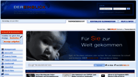 What Dereinblick.com website looked like in 2012 (11 years ago)
