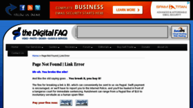 What Digitalfaq.net website looked like in 2012 (11 years ago)
