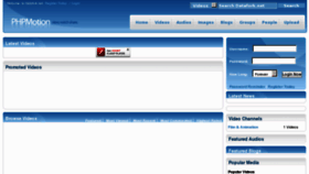 What Datafork.net website looked like in 2012 (11 years ago)