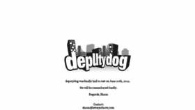 What Deputy-dog.com website looked like in 2012 (11 years ago)