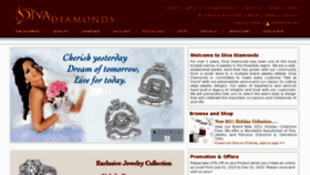 What Divadiamonds.com website looked like in 2012 (11 years ago)