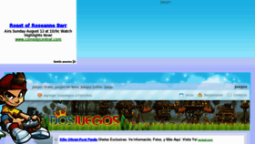 What Dosjuegos.com website looked like in 2012 (11 years ago)
