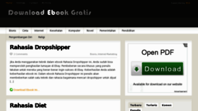What Downloadebookgratis.com website looked like in 2012 (11 years ago)