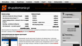 What Drupalomania.pl website looked like in 2012 (11 years ago)
