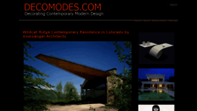 What Decomodes.com website looked like in 2012 (11 years ago)