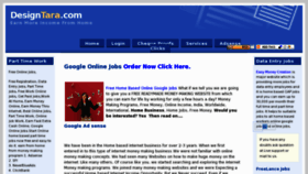 What Designtara.com website looked like in 2012 (11 years ago)