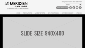 What Discoverlemeridien.com website looked like in 2012 (11 years ago)
