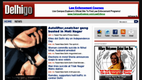 What Delhigo.com website looked like in 2012 (11 years ago)