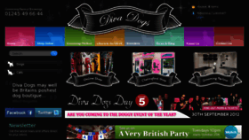 What Divadogs.co.uk website looked like in 2012 (11 years ago)