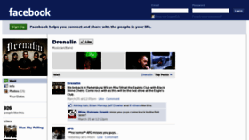 What Drenalinband.com website looked like in 2011 (13 years ago)