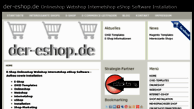 What Der-eshop.de website looked like in 2012 (11 years ago)