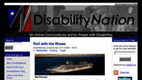 What Disabilitynation.net website looked like in 2011 (13 years ago)