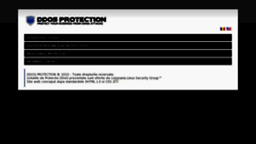 What Ddos.ro website looked like in 2012 (11 years ago)