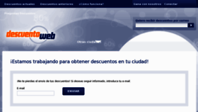 What Descuentoweb.es website looked like in 2012 (11 years ago)