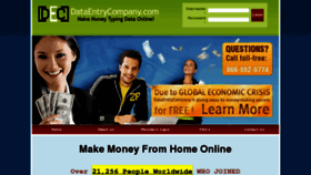What Dataentrycompany.com website looked like in 2012 (11 years ago)
