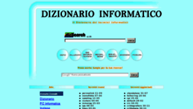 What Dizionarioinformatico.com website looked like in 2012 (11 years ago)