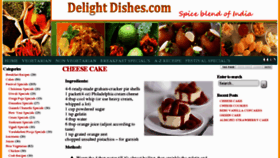 What Delightdishes.com website looked like in 2012 (11 years ago)