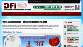 What Detecteur-fumee-incendie.fr website looked like in 2012 (11 years ago)