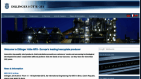 What Dillinger.de website looked like in 2012 (11 years ago)