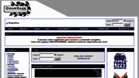 What Dragrace.com.br website looked like in 2012 (11 years ago)