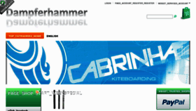 What Dampferhammer.de website looked like in 2012 (11 years ago)