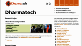 What Dharmatech.org website looked like in 2012 (11 years ago)
