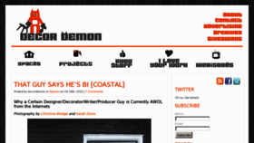 What Decordemon.com website looked like in 2012 (11 years ago)